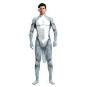 Animal Cosplay Carnival Costume Adults Bodysuit Unisex with Paws and Tail