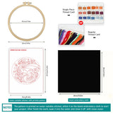 Golden Dragon DIY Embroidery Kit for Beginners