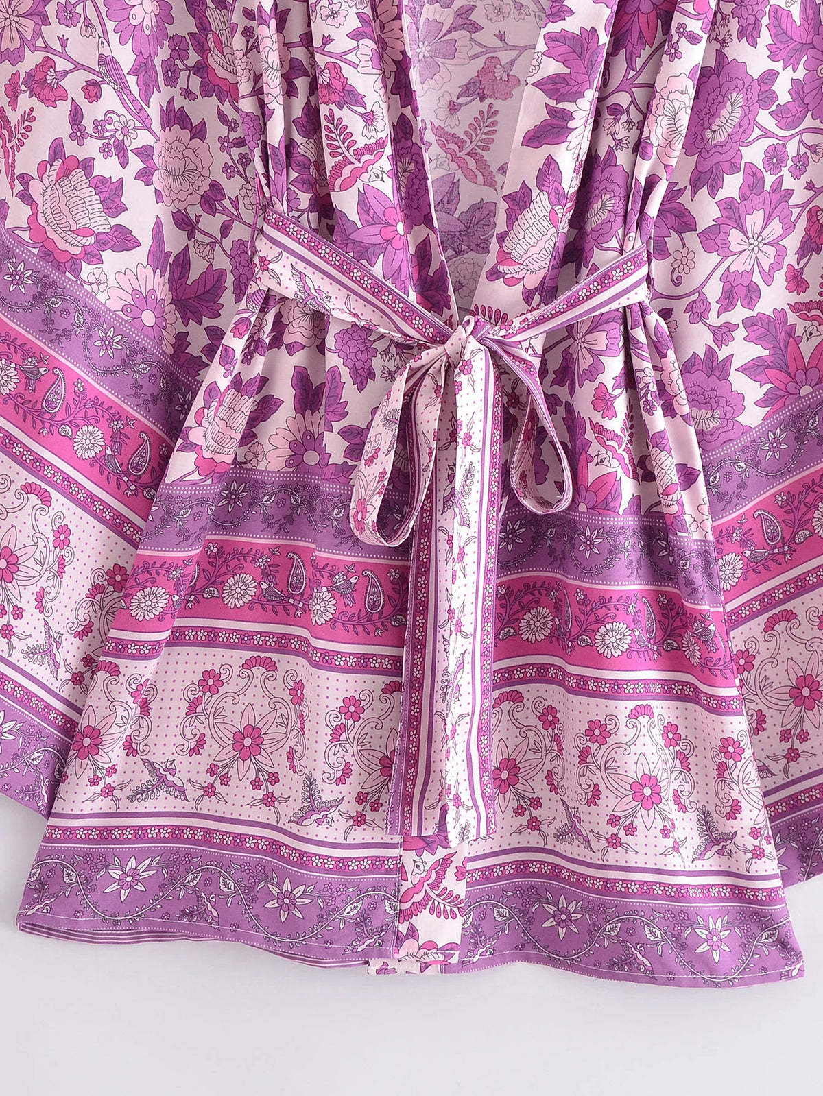Boho Cover Ups Short Kimono