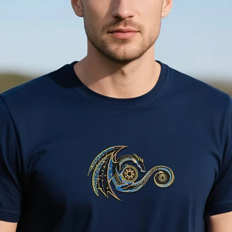 Dreamy Dragon Embroidered Patch Iron On DIY Craft