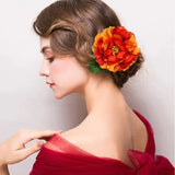 15cm Large Blooming Rose Flower Hair Clip & Brooch