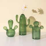 Cactus Glass Vase Hydroponics Plant Vase