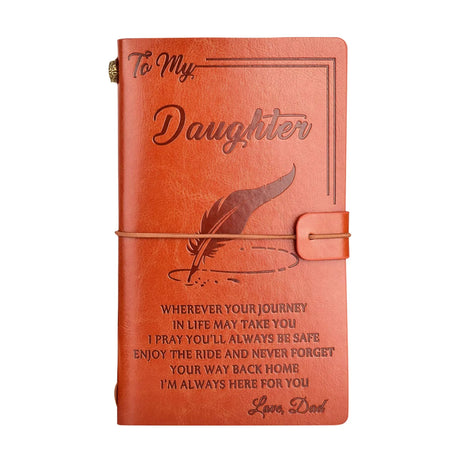 To My Son, Daughter, Grandson, Granddaughter, Wife, Sister, etc, Gift PU Leather  Journal Notebooks