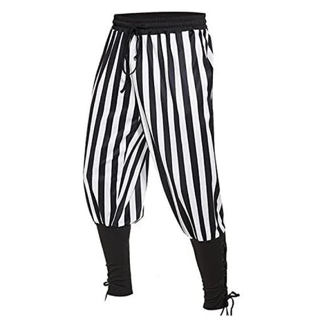 Pirate Pants Halloween Costume Striped Trousers