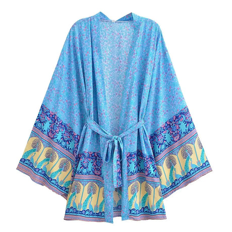 Farrah's Boho Short Kimono Robe
