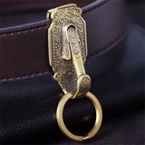 Fancy Pants Brass Keychain Belt Hook