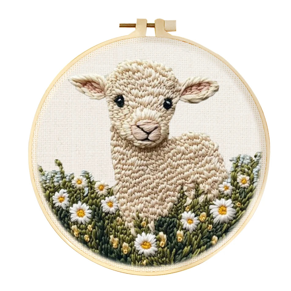 Animals DIY Punch Needle Embroidery Sets For Beginners DIY Craft Kits