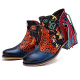 Tabby's Genuine Leather Ankle Boots