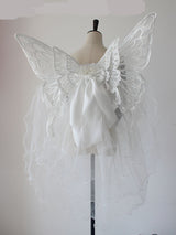 Black or White Butterfly Wings Costume