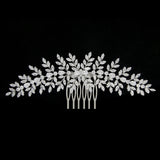 Wedding Hair Accessories Cubic Zircon Bridal Hair Combs Headpieces Hair Jewellery