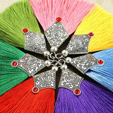 2/4/6Pcs Mini Craft Tassel Handmade Soft Silk Tassel for Earring Jewelry Making DIY Projects Keychain Bookmarks
