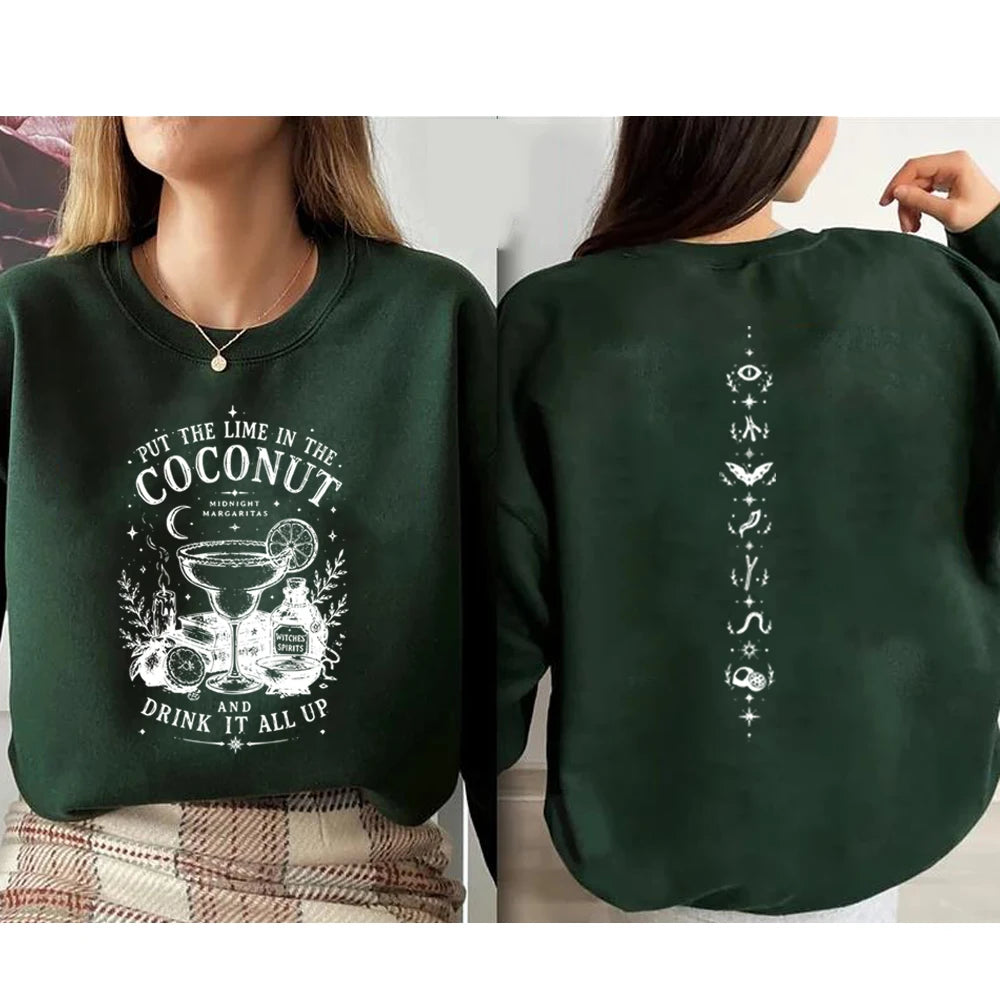 Midnight Margaritas Practical Magic Sweatshirt Pullover