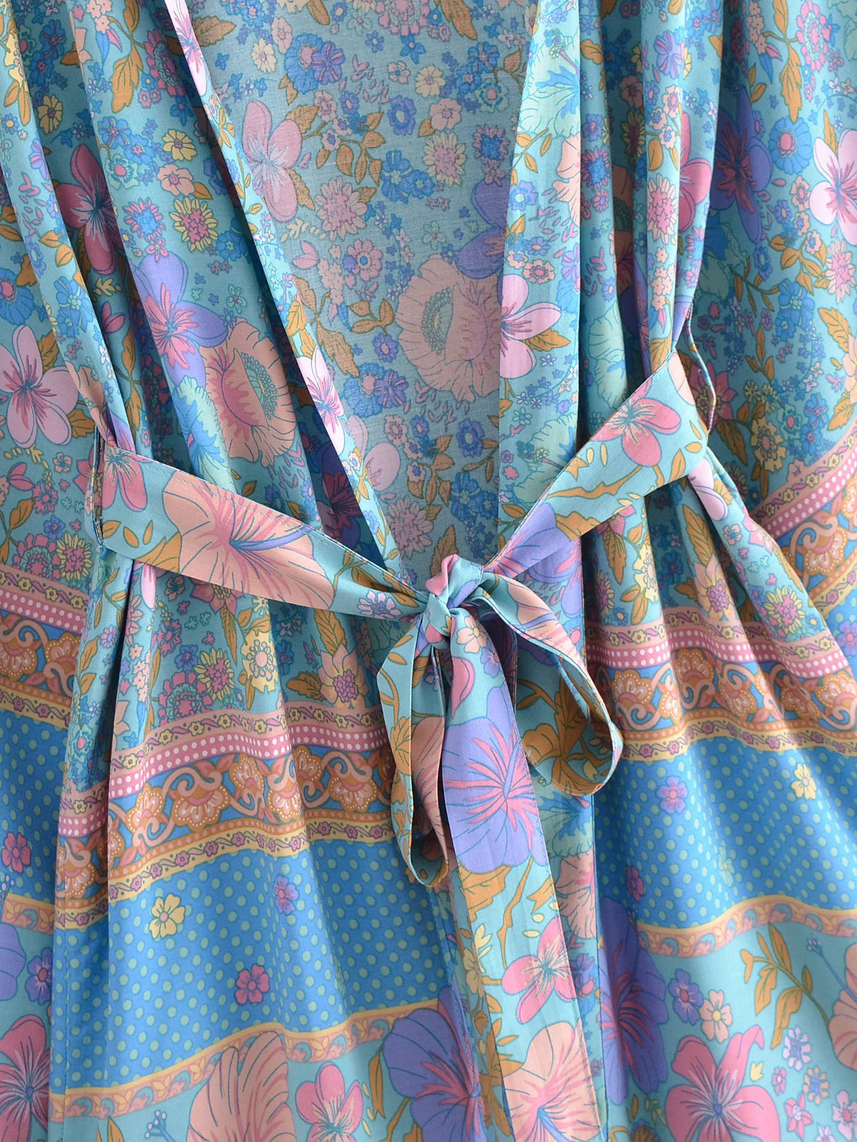 Boho Cover Ups Short Kimono
