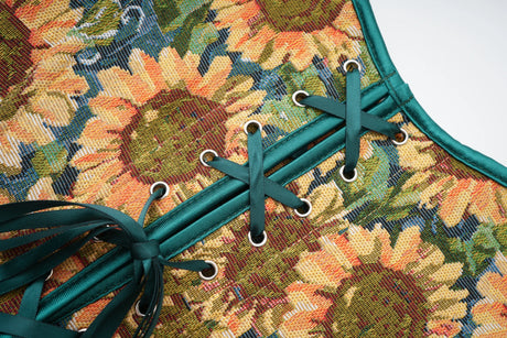 Maiden Fiora's Vintage Floral Overbust Corsets