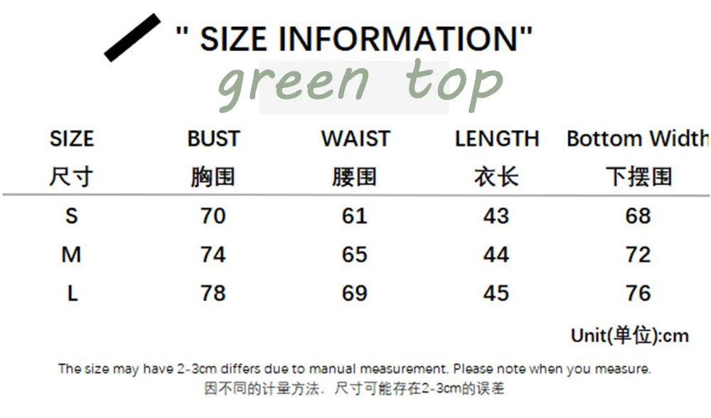 Y2k Dark Green Long Sleeved Ruffle Top Matching Skirt Goblincore