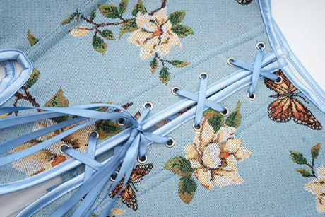 Maiden Fiora's Vintage Floral Overbust Corsets