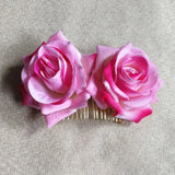 Large Flower Hair Clips Rose Fascinators