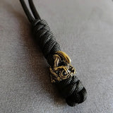 Warriror Helmets Paracord Beads Lanyard Dreadlock Beard Bead