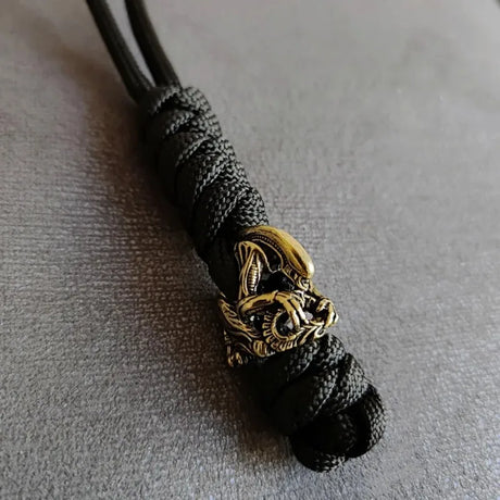 Warriror Helmets Paracord Beads Lanyard Dreadlock Beard Bead