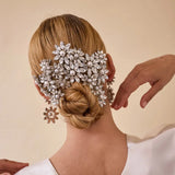 Starlette Flower Hair Clips Bridal Wedding Hair Jewellery