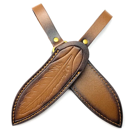 17CM Genuine Leather Knife Sheath Scabbard Tool Cover