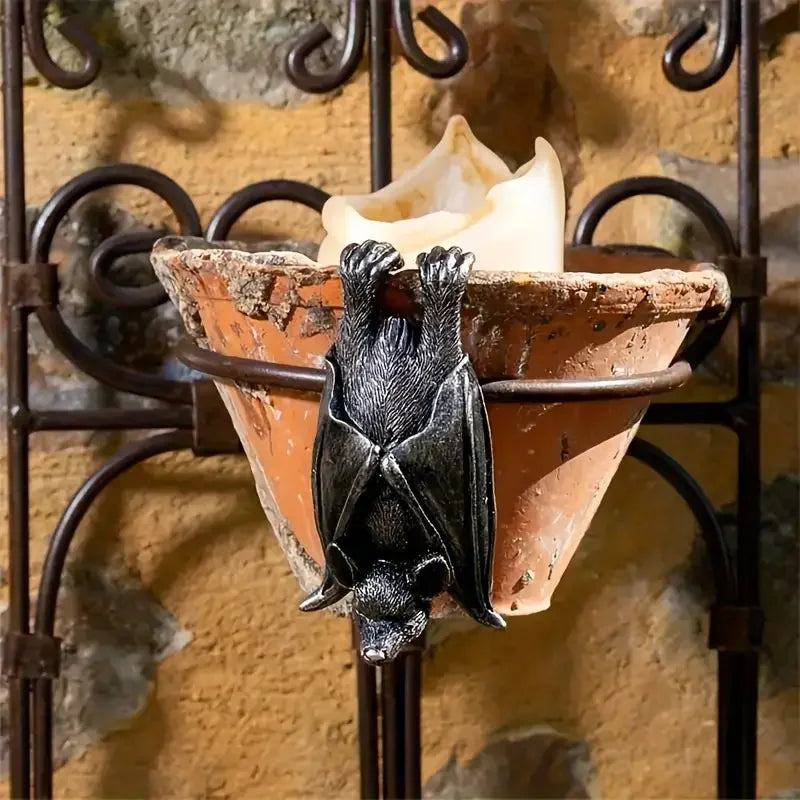 Hanging Bat Garden Decor Plant Pot Resin Figurines