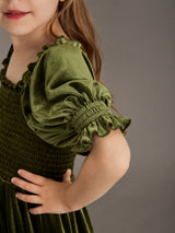 Girls Velvet Photoshoot Dresses