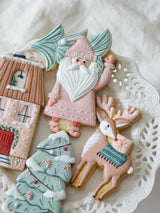 Christmas Nordic Style Cookie Cutters Santa Elk House Xmas Tree