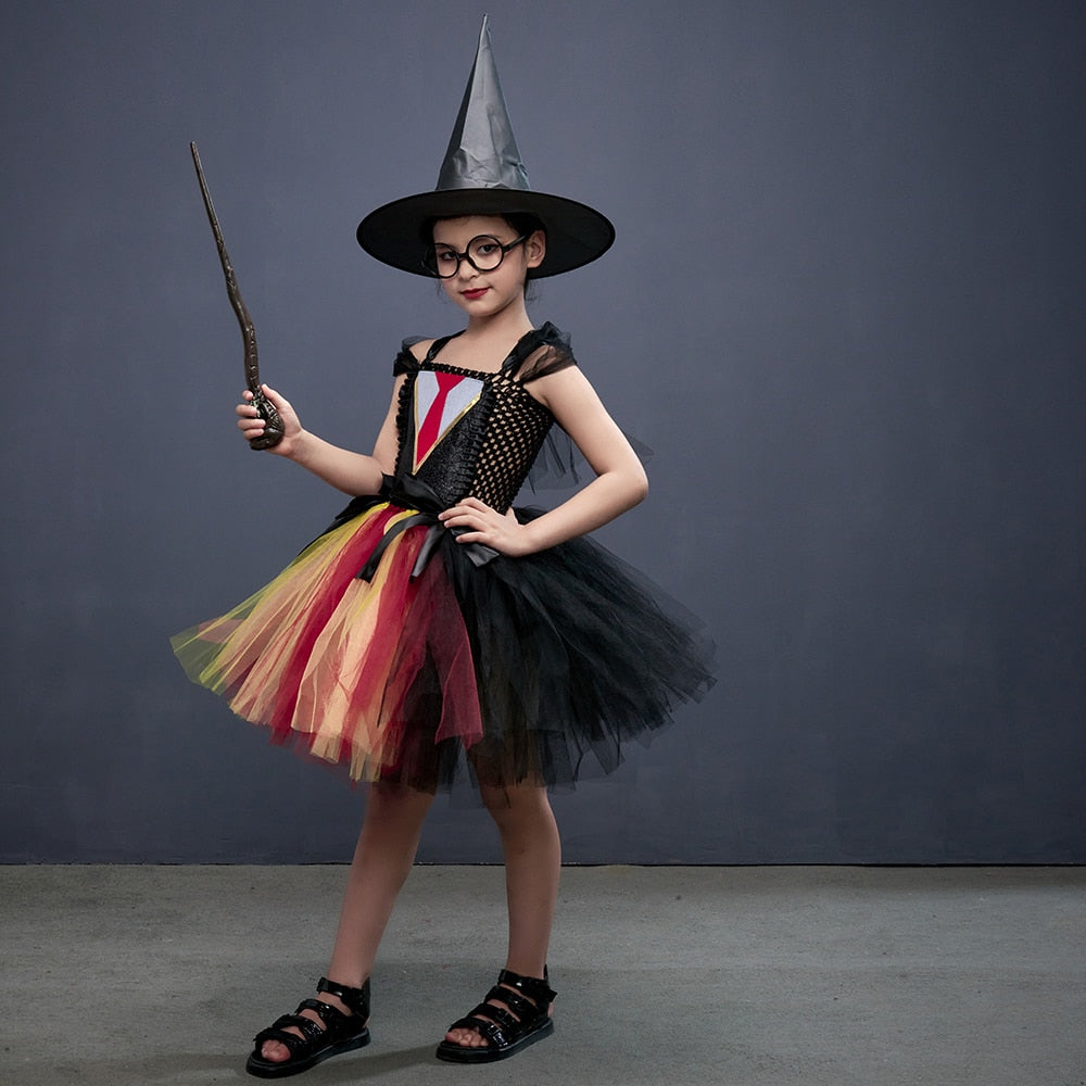 Hermoine Tulle Tutu Dress for Halloween Cosplay Costume