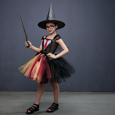 Hermoine Tulle Tutu Dress for Halloween Cosplay Costume