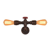 Industrial Water Pipe Wall Lights Lamp Sconce Lighting