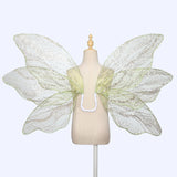 Green Glitter Butterfly Wings Fairy Cosplay