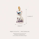 Our Beloved Pets Animal Charm Pendants Stainless Steel PVD 18K Gold Plated For DIY Necklace Bracelet Jewellery Making