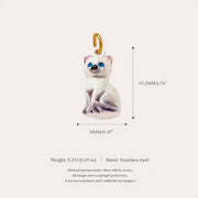 Our Beloved Pets Animal Charm Pendants Stainless Steel PVD 18K Gold Plated For DIY Necklace Bracelet Jewellery Making