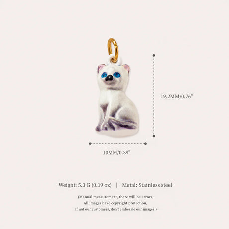 Our Beloved Pets Animal Charm Pendants Stainless Steel PVD 18K Gold Plated For DIY Necklace Bracelet Jewellery Making
