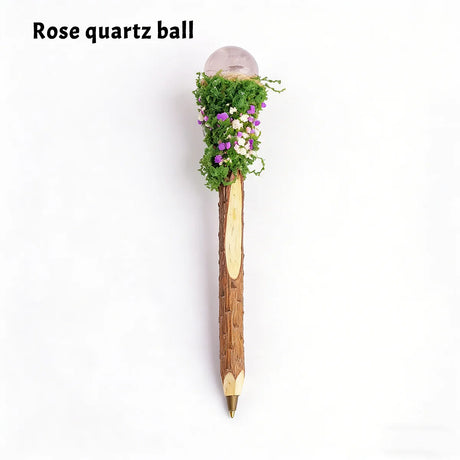 Woodland Magic Natural Crystal Stone Pen