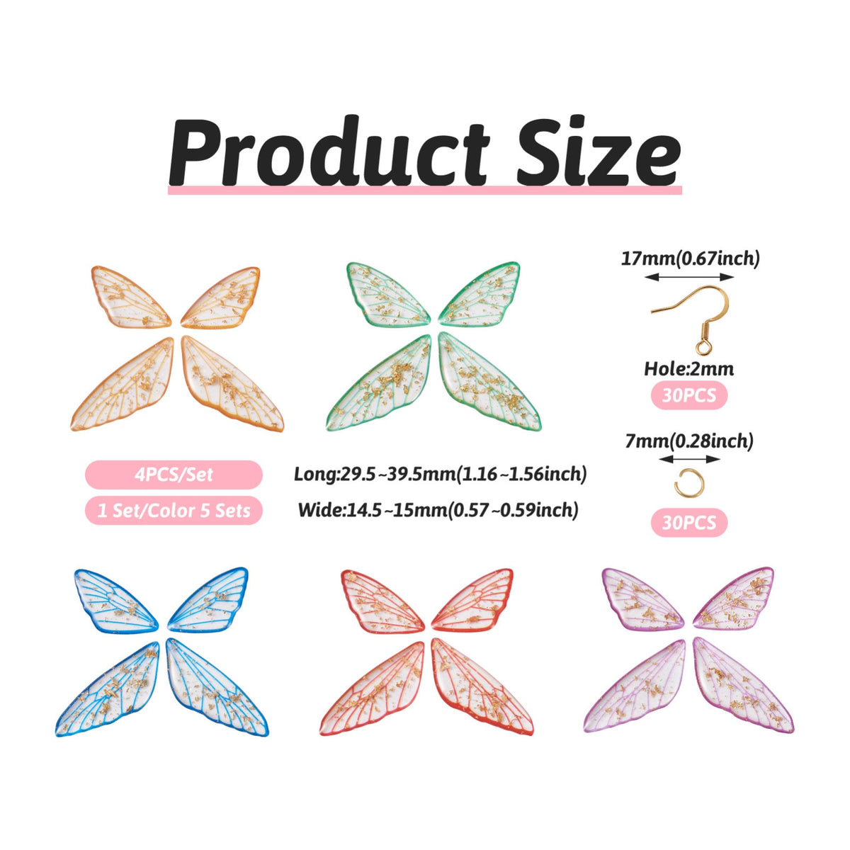 Make Your Own Fairy Wing Earrings DIY Earrings Jewellery Making Kit