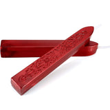 12PCS Blood Red Sealing Wax Sticks with Wick