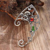 Forest Witch Ear Cuff Sun Snake Mushrooms