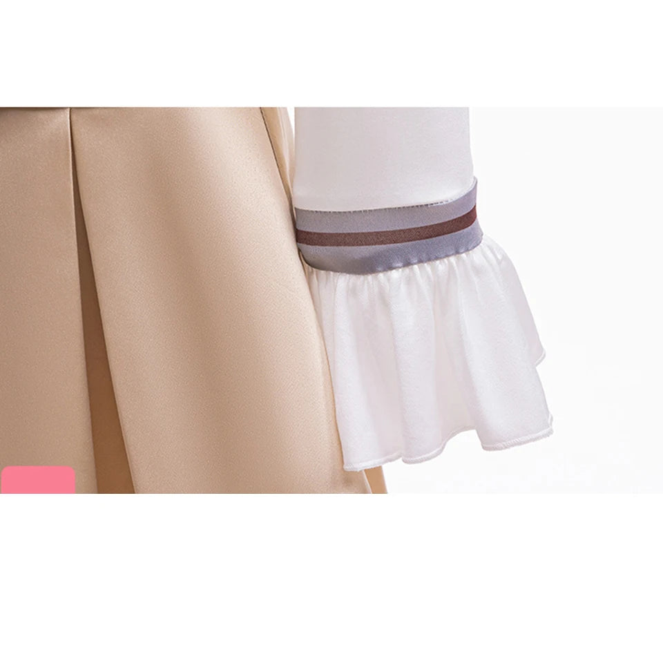 M3GAN Gemma Dress Girls Halloween Cosplay Horror Movies Children's Thriller Costumes