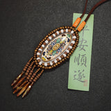 Handmade Beaded Leather Boho Necklaces