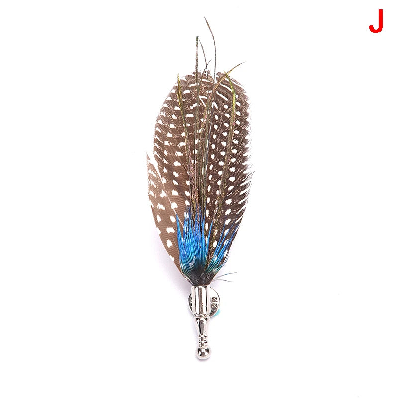 Feather Lapel Pins
