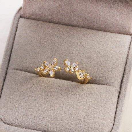 Sweet and Dainty Colourful Zircon Rings Gift Idea