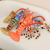 Lobster Crayfish Red Blue Plushie Toy
