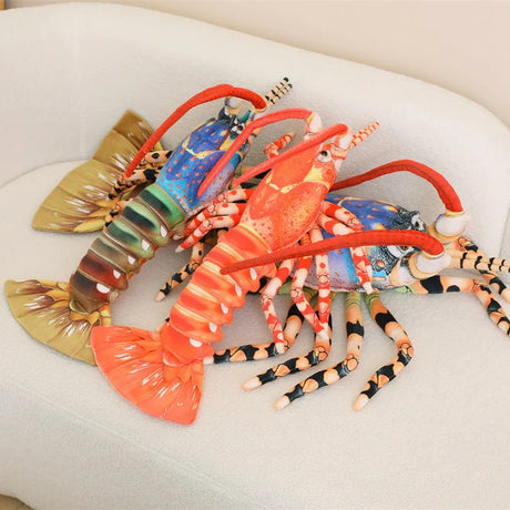 Lobster Crayfish Red Blue Plushie Toy
