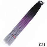 Long Braided Ponytail Hair Extensions 60CM