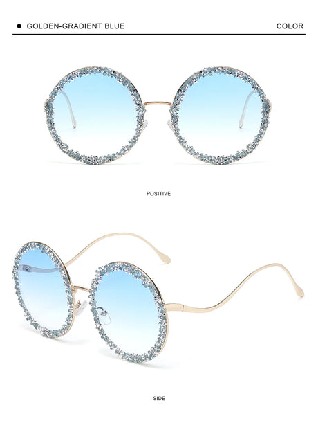 Diamond Moon Fun Glasses Sunglasses