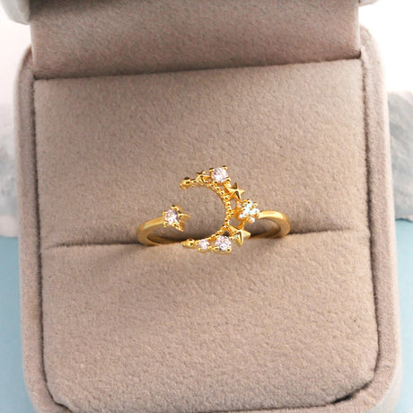 Sweet and Dainty Colourful Zircon Rings Gift Idea