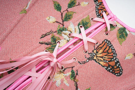 Maiden Fiora's Vintage Floral Overbust Corsets