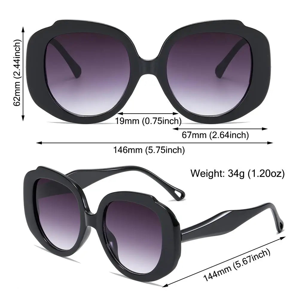 Oversized Retro Sunglasses 7 Colours